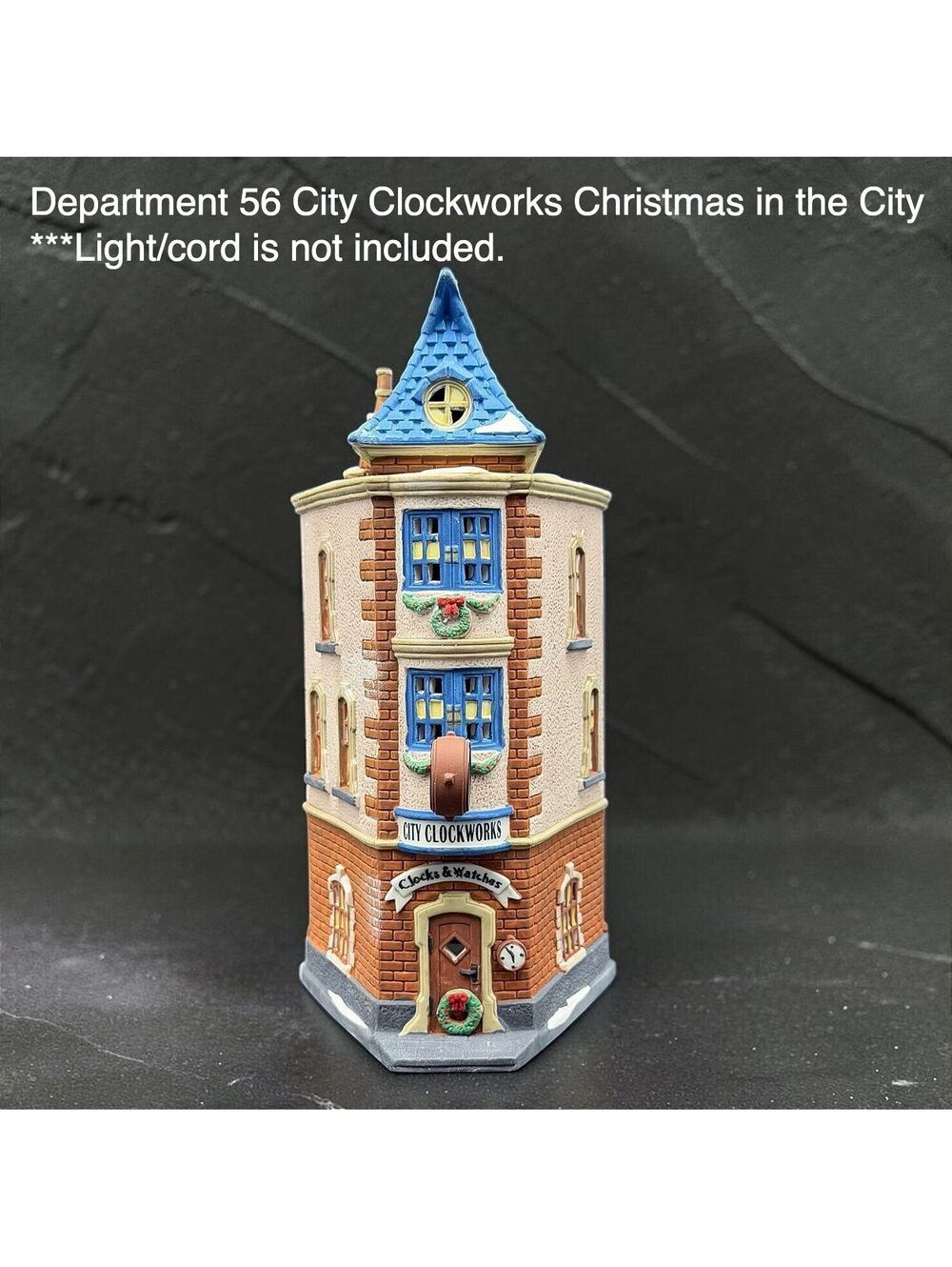 Vintage Department 56 City Clockworks Christmas in the City 1992 in Original Box